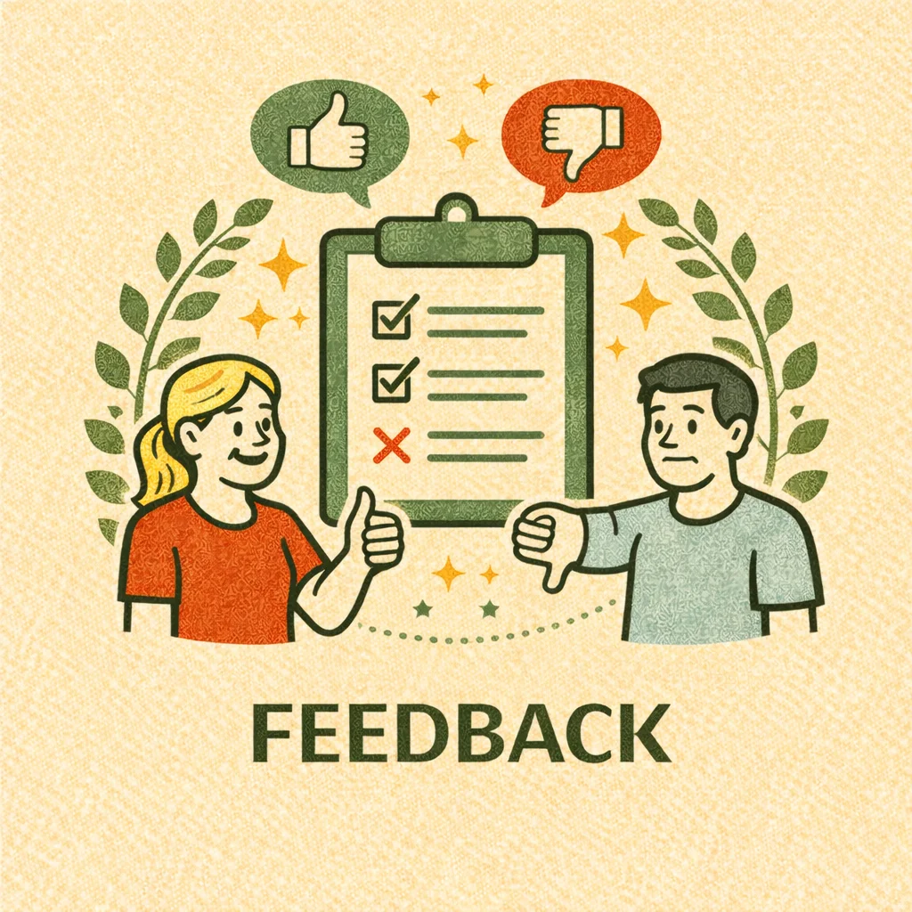 Feedback; erzeugt mit KI