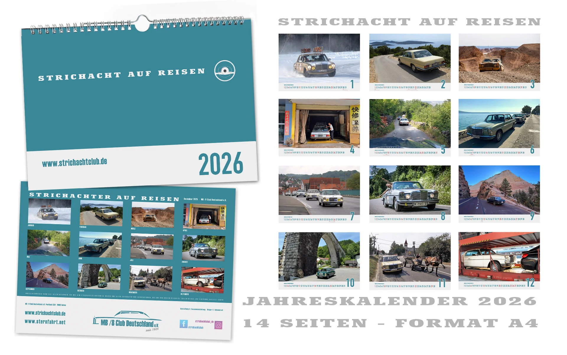 Kalender 2026 Übersicht web