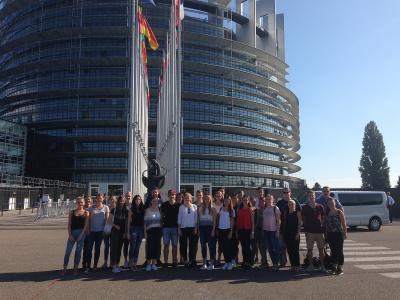 Foto des Albums: WHG-Exkursion der Französischkurse der MSS 13 nach Straßburg und in das Europaparlament (10.09.2016)