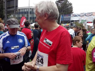 Unser Pate noch vor dem Start 