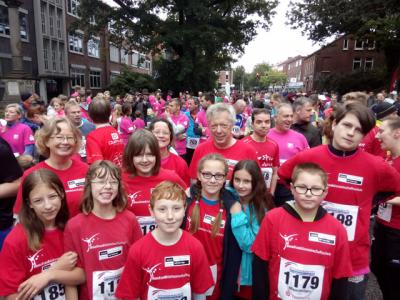 Direkt vor dem Start 