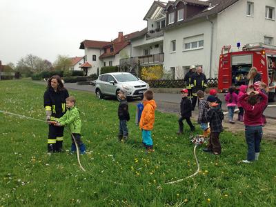 Fotoalbum Brandschutzerziehung in der Kita Wirbelwind am 30.04.2013