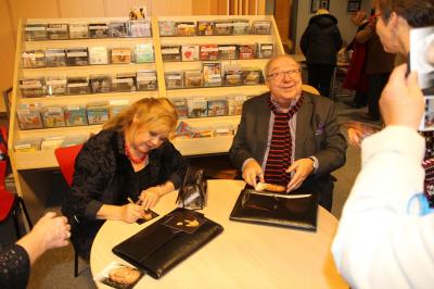 Foto des Albums: "Lammkeule und ..." Geschichten von Roald Dahl präsentiert von Franziska Troegner und Jaecki Schwarz (18. 11. 2016)