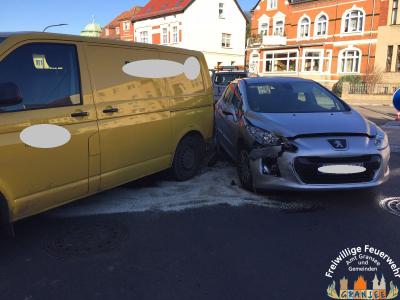 Foto des Albums: Einsatz 2215-H: VU mit P- Gransee, Mühlenstr.