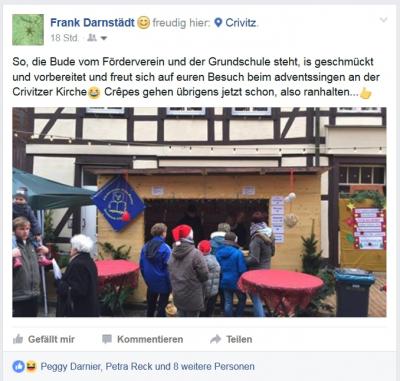 Foto des Albums: Adventsmarkt zum Adventssingen der Schulchöre in der Kirche Crivitz
