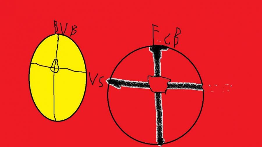 Bild: bvb vs fcb - Rune