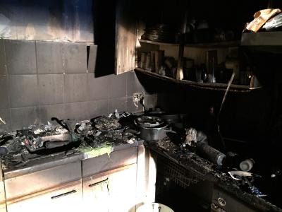 Foto des Albums: Einsatz 010/2017 - Wohnungsbrand