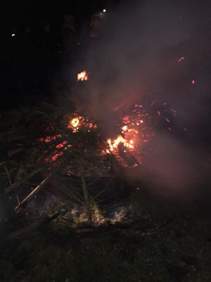 Foto des Albums: Weihnachtsbaum verbrennen in Düpow