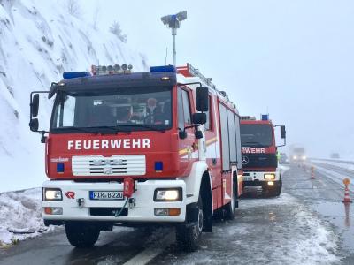 Foto des Albums: Verkehrsunfall, A 17 (16. 01. 2017)