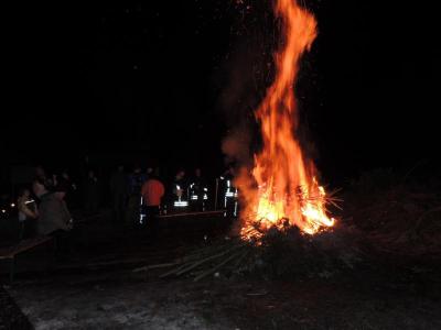 Foto des Albums: Weihnachtsbaumverbrennen in Beesdau