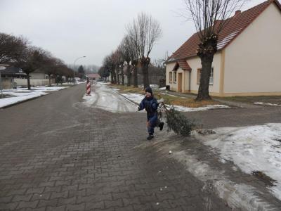 Foto des Albums: Weihnachtsbaumverbrennen in Beesdau