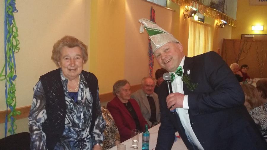 Bild: Frau Auguste Bachmann mit 89 Jahren