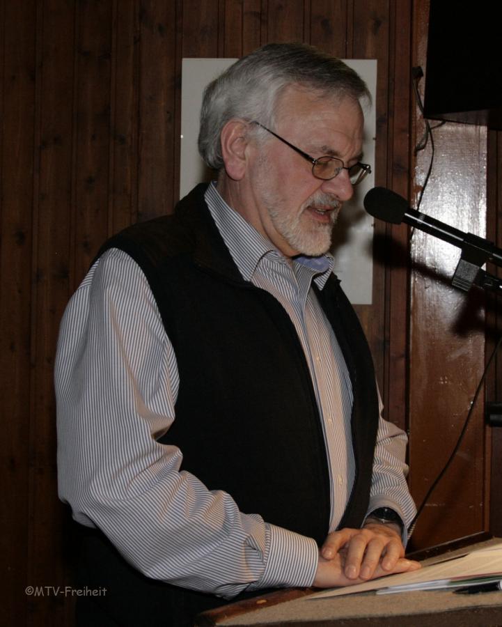 Bild: Kassenwart Klaus Dobroschke
