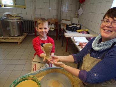 Foto des Albums: Töpfern Klasse 1a