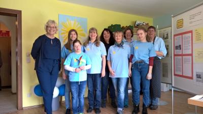 Frau Lambrecht (Mitglied des Bundestags) besuchte uns auch 