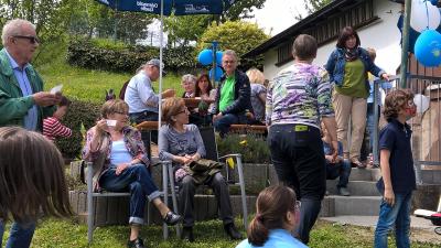 Es waren einige Besucher gekommen, um sich &uuml;ber den Verein zu informieren 