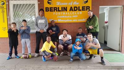 Foto des Albums: Training mit den Berlin Adler Footballclub (02. 05. 2017)