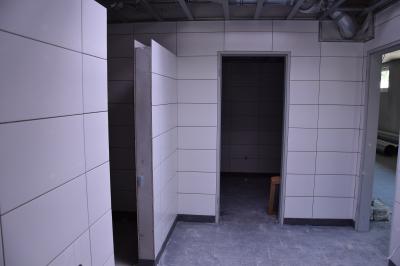 Baufortschritt 25.05.2017 Duschen Herren 