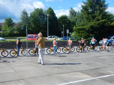 Foto des Albums: Fahrradausbildung Klasse 4