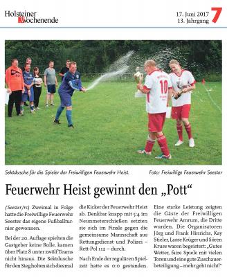 Foto des Albums: 20. Feuerwehr-Fußballturnier der FF Seester