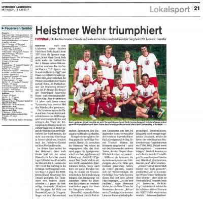 Foto des Albums: 20. Feuerwehr-Fußballturnier der FF Seester