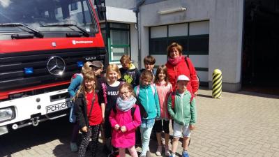 Foto des Albums: Besuch bei der Feuerwehr zum Kindertag