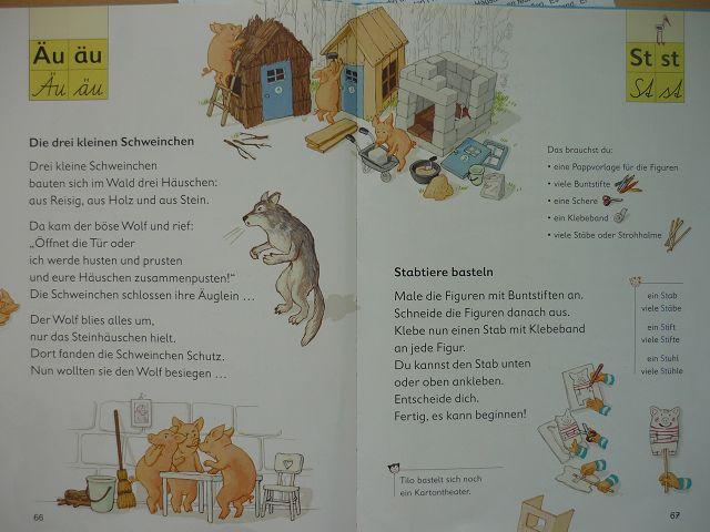 Friedrich Ludwig Jahn Grundschule Luckenwalde Die Drei Kleinen Schweinchen Stabtiere Basteln