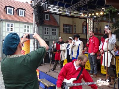 Foto des Albums: Offizielle Eröffnung des Hanse-Stadtfestes mit Fanfarenzug und Schützen (01.07.2017)