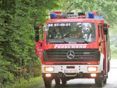 Fotoalbum Großübung der Feuerwehren in Langeln