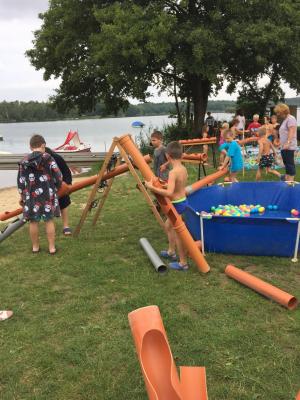Foto des Albums: Ferienprojekt Wasserbaustelle mit dem ASB-Spielmobil am Kiebitz (31. 07. 2017)