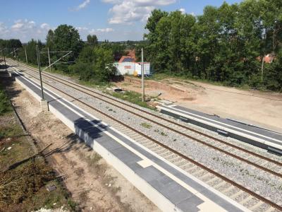 Foto des Albums: Bilder vom Bau des S-Bahnhalts (07.08.2017)
