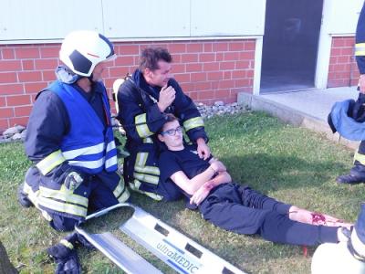 Foto des Albums: Feuerwehrübung in der Lebenshilfe Hoym