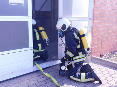 Foto des Albums: Feuerwehrübung in der Lebenshilfe Hoym