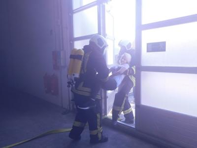 Foto des Albums: Feuerwehrübung in der Lebenshilfe Hoym