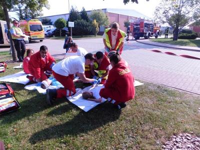 Foto des Albums: Feuerwehrübung in der Lebenshilfe Hoym
