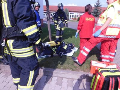 Foto des Albums: Feuerwehrübung in der Lebenshilfe Hoym