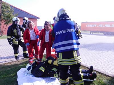 Foto des Albums: Feuerwehrübung in der Lebenshilfe Hoym