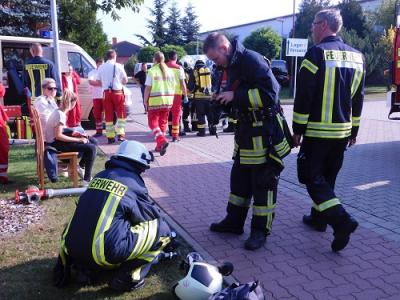 Foto des Albums: Feuerwehrübung in der Lebenshilfe Hoym