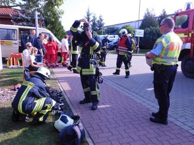 Foto des Albums: Feuerwehrübung in der Lebenshilfe Hoym