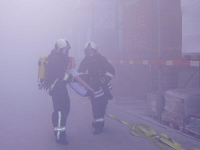 Foto des Albums: Feuerwehrübung in der Lebenshilfe Hoym