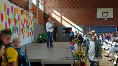 Frau K&ouml;nig wurde Klassenlehrerin der 5c. 
