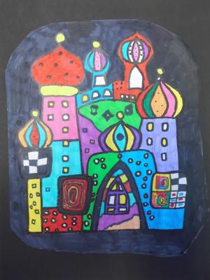 Grundschule Schonwalde Hundertwasser Ausmalbild Kl 5 Grundschule Schonwalde Hundertwasser Ausmalbild Kl 5