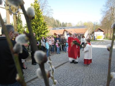 Foto des Albums: Pfarrer Ignacy Kobus weiht Palmzweige