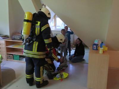 Foto des Albums: Räumungsübung im Johannes-Kindergarten