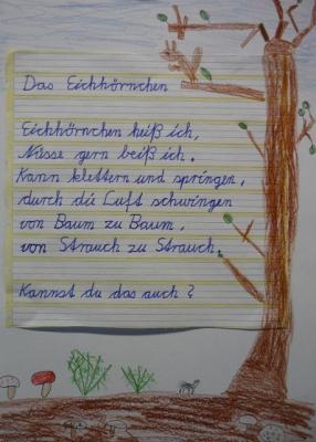 ... und der Text auf ein neues Blatt geklebt. 
