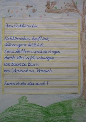 ... um den Rand zu gestalten. 