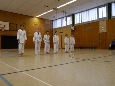 Pr&uuml;fung zum Wei&szlig;gurt 