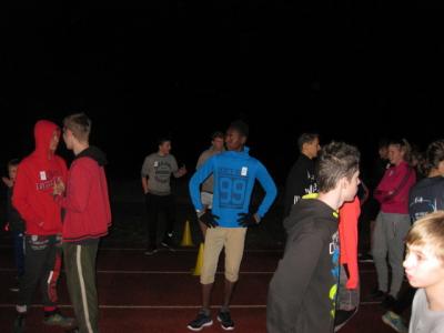 Sch&uuml;ler warten auf den Start 