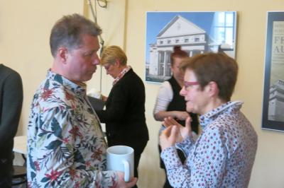 Fotoalbum Theaterfrühstück mit R. Doernen und A. Luna
