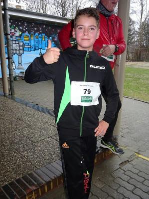 Sieger im 3-Kilometer-Lauf - Leven Witt 